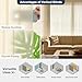 Fabric Vertical Window Blinds, No Drill No Tools Sliding Door Blinds & Shades, Cordless Privacy Window Shades, Vertical Blinds for Doors, Off White