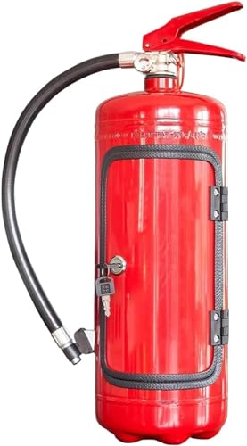 RofHaus Minibar Feuerlöscher – Mobile Bar – Metal, for Whisky-Liebhaber und Feuerwehrleute