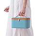 Meiyuuo Makeup Bag Cosmetic Bags Medium for Women Girls Zipper Travel Pouch for Purse Essentials Toiletry Organizer Waterproof Cute (Cyan Blue)