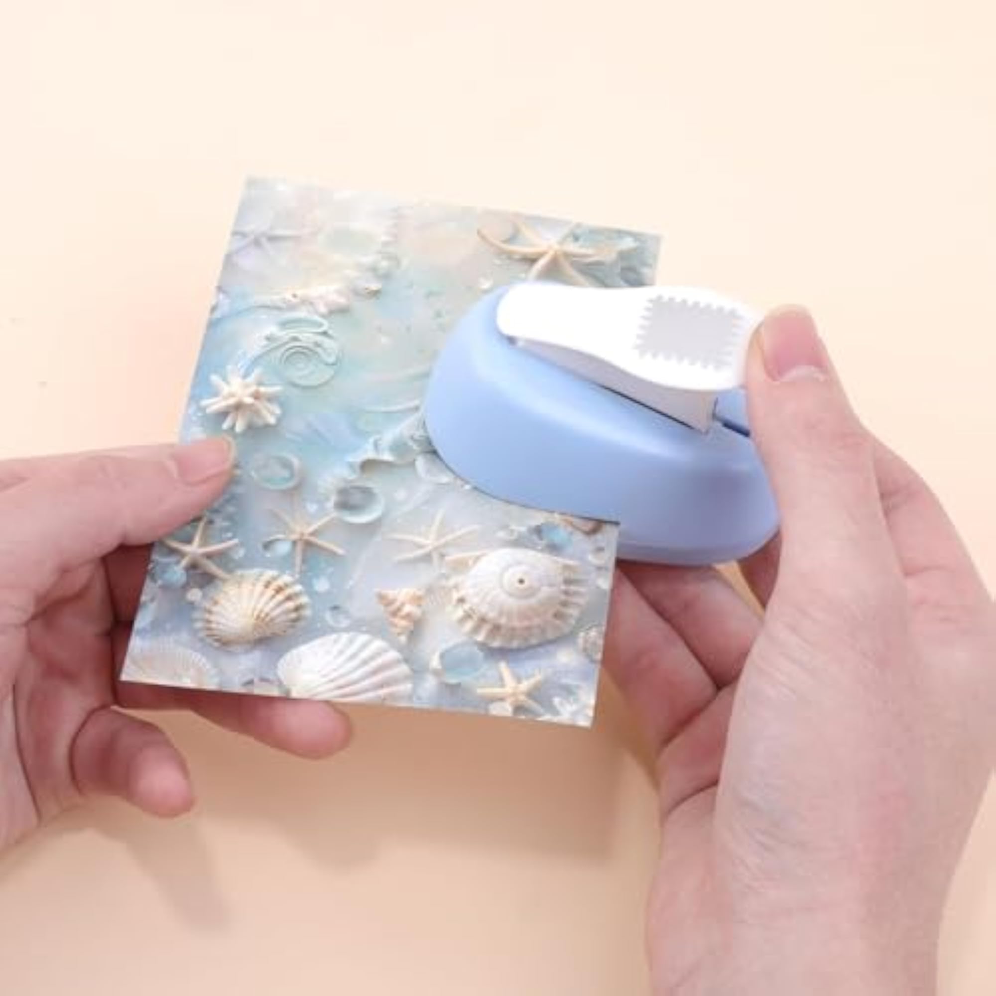 Postage Stamp Square Paper Punch for Scrapbooking