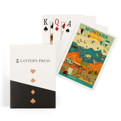 Juego de 52 cartas estilo Poker Montana