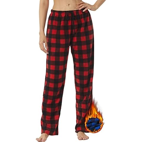 YUSHOW Women's Ultra Soft Fleece Pyjama Bottoms Cover