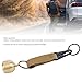 Bear Brass Backpack Accessory Outdoor Bear with Keychain Bel for Hiking, Biking, Fishing, Climbing, Outdoor Camping (Brown)