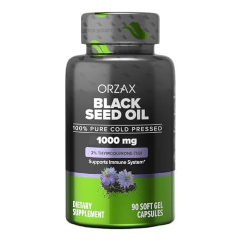 ORZAX Black Seed Oil Capsules Cover