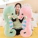 Uixxducc Seepferdchen Kuscheltier Plüschtier Stofftier, Weiches Kissen Geschenk für Kinder/Erwachsene (Grün, 50CM)