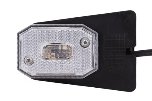 UNITRAILER - Luce di posizione con cavo da 0,5 m – Illuminazione di sicurezza per rimorchio, caravana, vassoio e veicoli commerciali