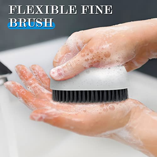 Nail Brushs, Handle Grip Nail Brush Fingernail Scrub Brush, Hand And Nail Cleaning Brush Set, Durable Stiff Bristles Hand Scrub Brush, Multifunctional Brush For Toes And Nails Men Women #TOP3