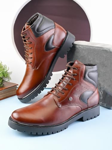 Image of Carlton London Men's Urban Explorer Lace-up Leather Boots