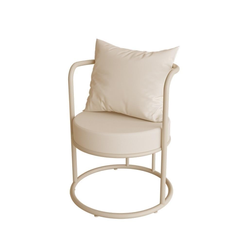 Chaise Vani moderne rembourrée avec dossier pour salon et réception