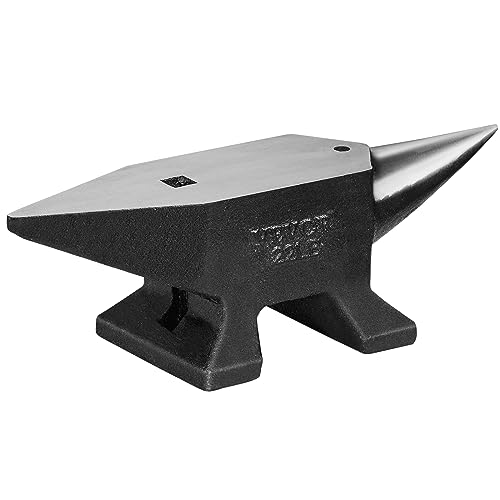 Vevor ANVIL 22LBS ZG Single Horn Anvil, 22Lbs Cast Steel Anvil, High Hardness Rugged Round Horn Anvil Blacksmith, Large Countertop And Stable Base, With Round And Square Hole, Metalsmith Tool thumb #8