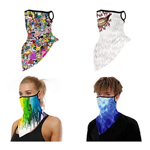 AGOLOD 3D Balaclava Moto Pasamontañas Calavera Multifuncional Bufanda Pañuelos Cabeza Esquí Ciclismo Bici Máscara Facial