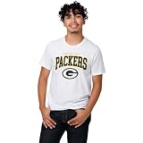 FOCO Green Bay Packers NFL Mens Classic Arched Logo T-Shirt - White - XL