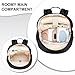Breast Pump Backpack Fit for Spectra S1 and S2 with Removable Cooler Compartment, Pumping Bag for Pump Accessories, Breast Pump Bag for Work, Travel and Family Use Black