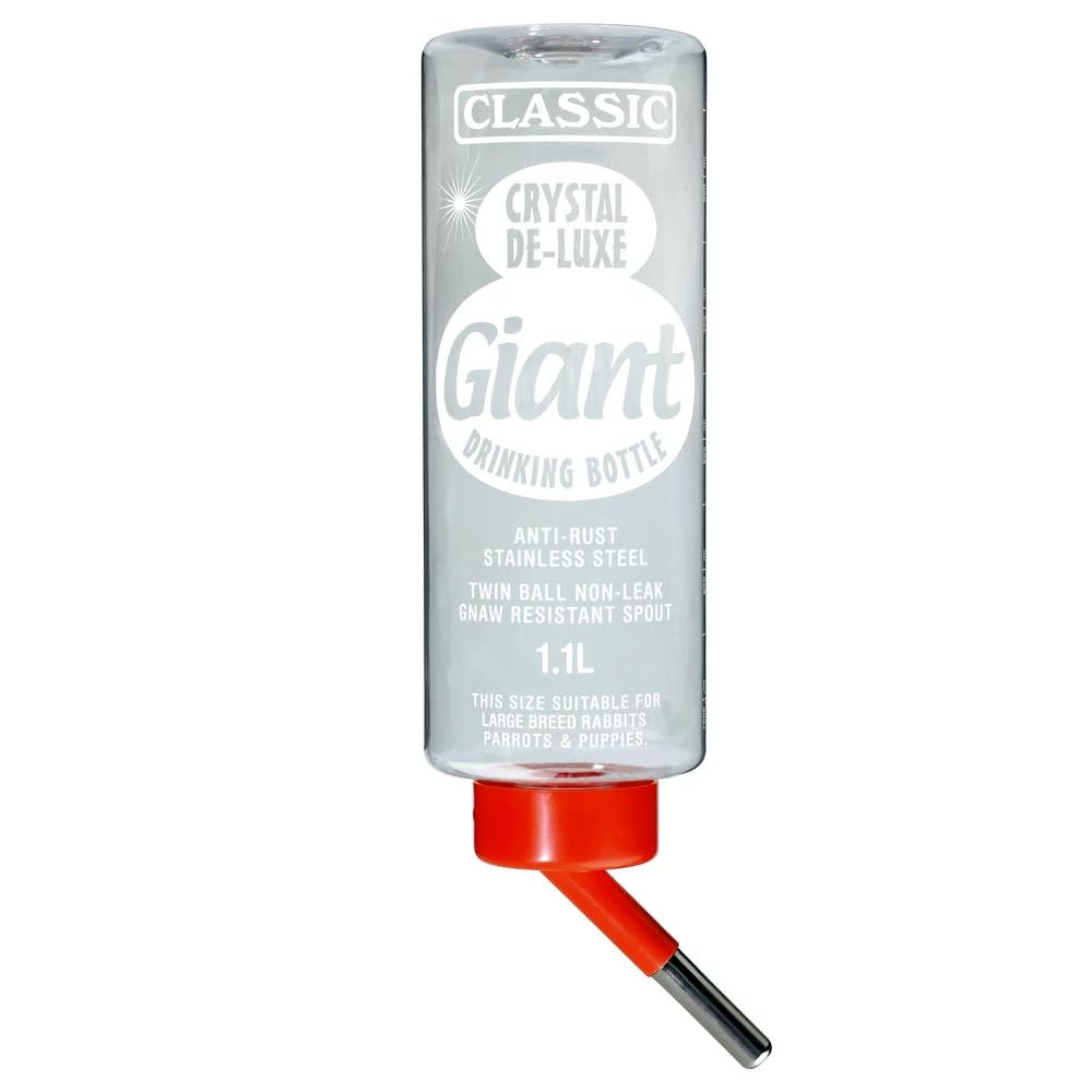 CLASSIC Crystal Deluxe 'Giant' - Small Animal Drinking Bottle 1100ml