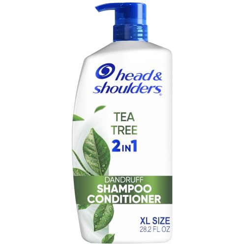 Head & Shoulders Tea Tree Oil 2-in-1 Anti-Dandruff Shampoo and Conditioner, 28.2 fl oz