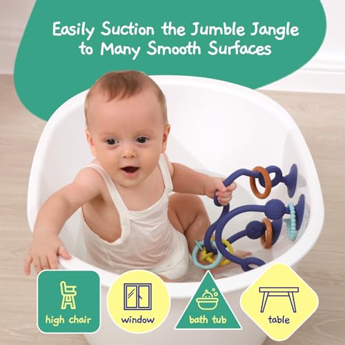Jumble Dream JD009 Jumble Jangle Baby Teething Toys – Bpa-Free, Multi Purpose High Chair Toys thumb #5