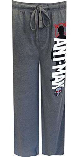 Marvel Mens Comics Antman Gray Lounge Pants (Medium)