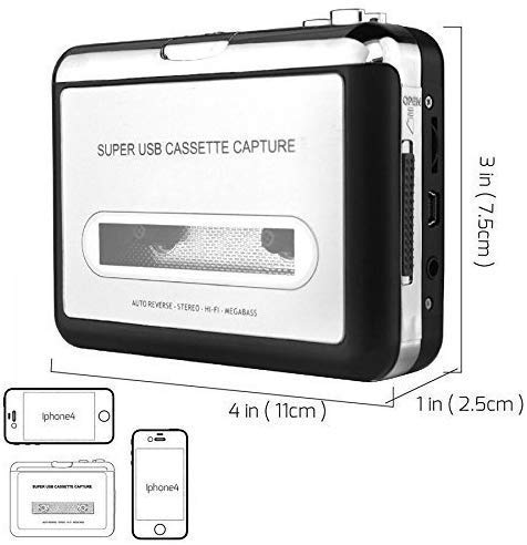 Amazon | 令和最新版 ダイレクト カセットテープ MP3変換プレーヤー