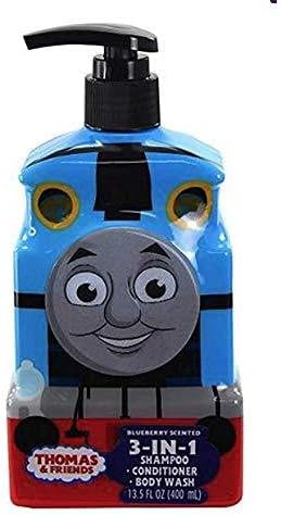 Thomas the Train 3-in-1 Shampoo Conditioner & Body Wash - Blueberry Scented 13.5 oz.