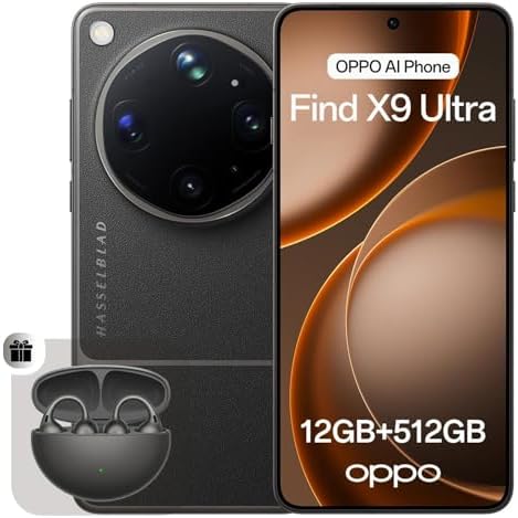 OPPO Find X9 Ultra 5G Smartphone Liberado, Cámaras Hasselblad 200...