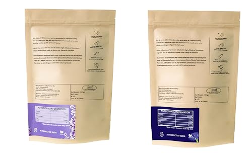 Image of Jaivik Uttarakhand - Fragrant Lavender Flower Buds, Butterfly Pea Flower Tea (100g Each), Loose Leaf Tea for Chai Lovers, Combo (Pack of 2)