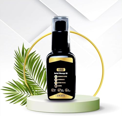Twirlsilk Gold Massage Oil for Men Enhancer Ayurvedic Massage Oil for Men 50 Ml - Image 3