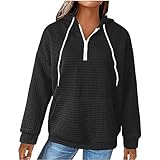 Betis Sudadera Sudadera con Capucha De Mujer Loungewear para Mujer con Talla Grande Bolsillo Tipo Canguro De Manga Larga Sólida Y Cómoda Sudadera con Capucha De Manga Larga Otoño/Invierno