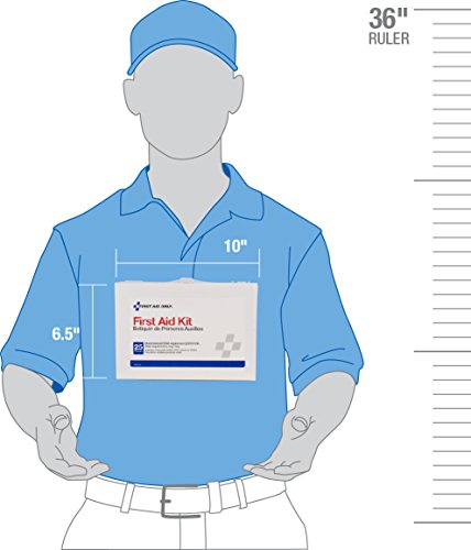 First Aid Only 6100, 144 Piece Ansi Plus, 25 Person First Aid Kit With Steel Case #TOP5