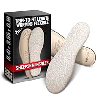 Wool Shoe Inserts - Sheepskin Insoles Women Shoe Liners for Women Mens Insoles Wool for Winter Boot - Boot Inserts Sheepskin