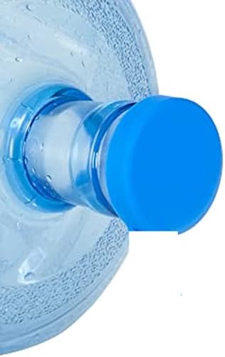 Costyle 5 Gallon Water Jug Caps Reuseable Silicone Top Lid Replacement Plug fits 55mm Bottles - Pack of 5