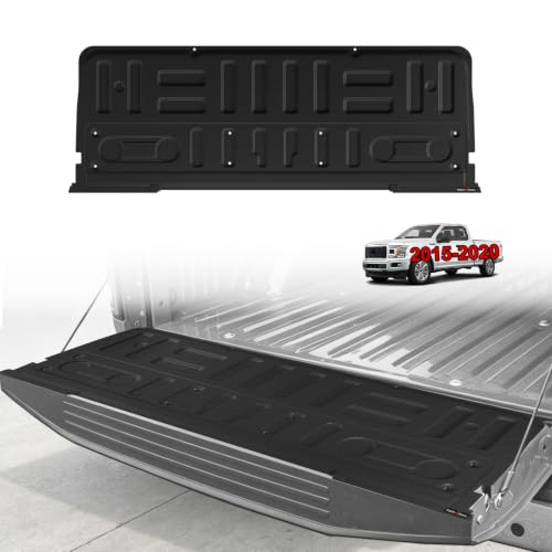 Image of TripleAliners Tailgate Mat Compatible with 2015-2020 Ford F150 Accessories, Tailgate Cover Custom Fit All Weather Protection Pickup Liner