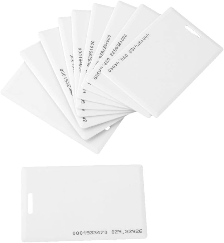 - 7SEVEN® Thick Proximity RFID Card Set of 100pcs use for Office Corporate Hospital Education Institute and Many More Organisation for Biometric Time & Attendance ID Card