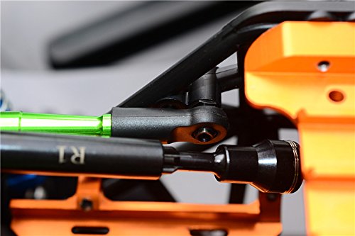 Gmade Crawler R1 Rock Buggy Upgrade Parts Spring Steel Front/Rear Cvd Drive Shaft - 1Pr Set Black #TOP4