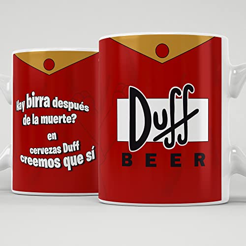Taza cerveza con frase divertida, taza de cerámica calidad premium 350ml hecha a mano, regalo original, divertido y personal.
