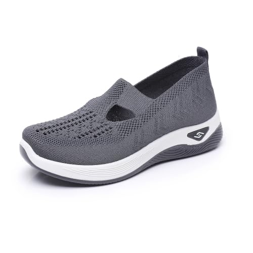 XCMXBM Orthopädische Damenschuhe, leichte H-Typ-Mesh-Schuhe...