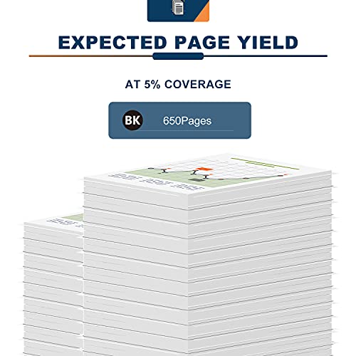 Ankink 4X Capacity 63Xl Black Ink Cartridges 2 Pack Replacement For Hp Ink 63 Xl For Officejet 3830 4650 4652 4655 5200 5252 5255 5258 Envy 4520 4512 Deskjet 1112 2132 3630 3632 Printer Hp63 Hp63Xl Bk #TOP2