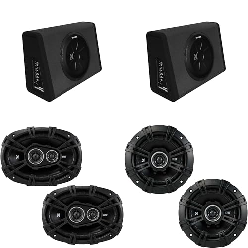 KICKER (2 11PT250 Truck Enclosure & DSC69304 DS-Series 6x9 & 43DSC504 5.25