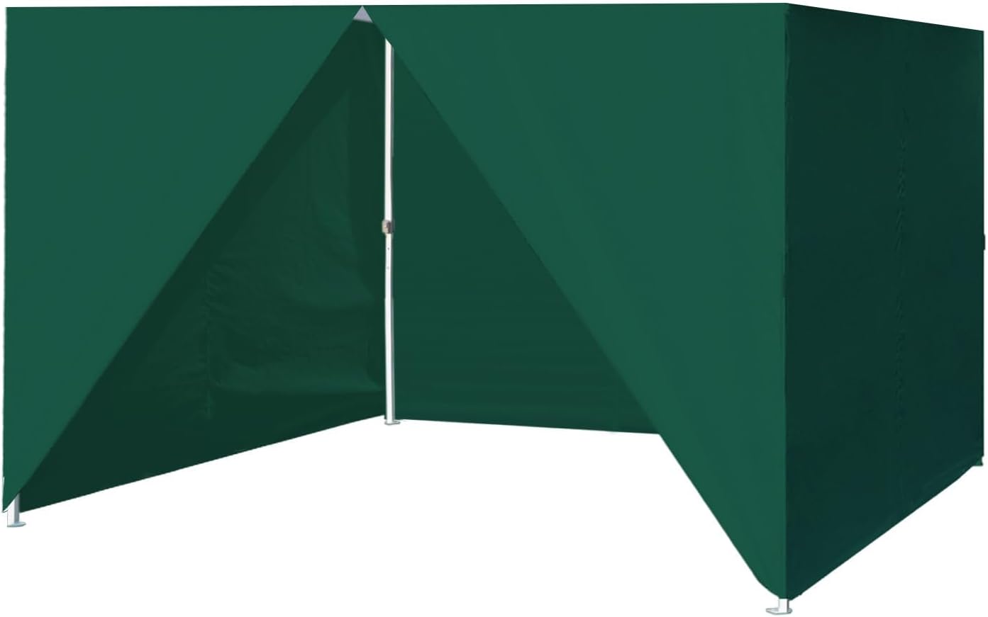 Eurmax USA Full Zippered Walls for 10x10 Easy Pop Up Canopy Tent,4 Walls ONLY(Forest Green)