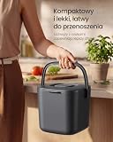 SONGMICS Kompostownik Kuchenny, Nablatowy Pojemnik na Odpady Bio, 7 L