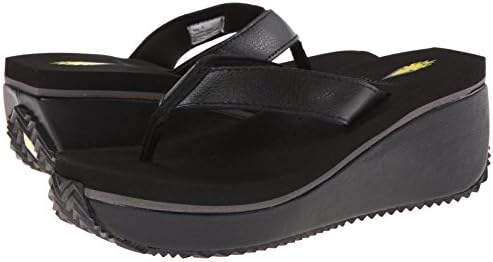VOLATILE Women's Frappachino Thong Sandal,Black,7 M | Image 6