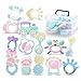 Produktbild Ettzlo Baby Rassel Babyspielzeug 6 Monate Plus Rasselspielzeug mit Aufbewahrungsbox Neugeborenes Spielzeug Handgelenk Rasselt 14 STK