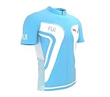 Fiji Full Zipper Bike Short Sleeve Cycling Jersey for Women - Size XS Multicolored