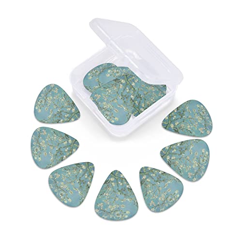 Ensemble de 12 médiators de guitare Cherry Plum Flowers pour guitare acoustique, guitare électrique, contrebasse… - Les Beatles, Paul McCartney, John Lennon, RIngo Starr, George Harrison Ensemble de 12 médiators de guitare Cherry Plum Flowers pour guitare acoustique, guitare électrique, contrebasse… – Image 7