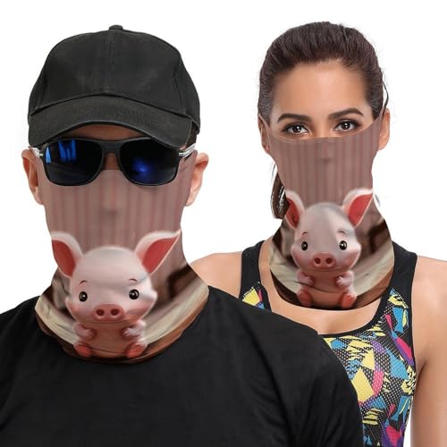 Neck Gaiter Face Mask Multifunctional Cute Sloths Print Uv Mask Face Cover for Sun Protective