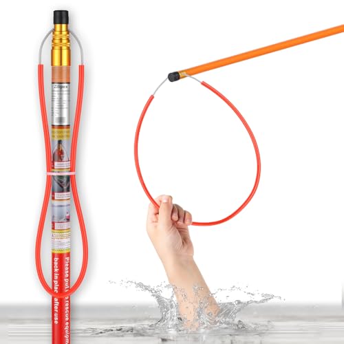 4-15ft Pool Safety Hook for Swimming & Boat, Emergency Life Prese...