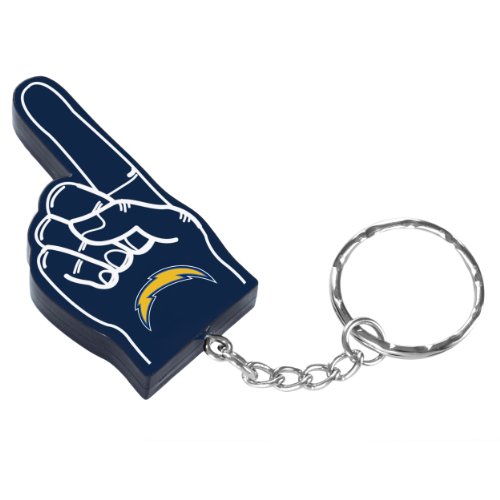 Porte-clés #1 Doigt FOCO NFL Unisexe - Petit Cadeau Original pour Fan de Sport Us