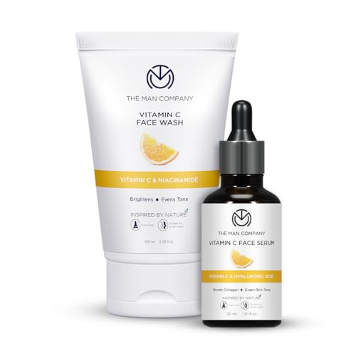 The Man Company Ultimate Vitamin C Care Kit With Wash & Serum | B...