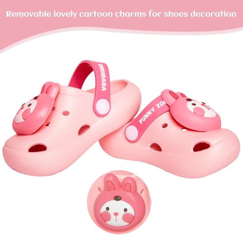 Image of Toddler Little Kids Clogs Slippers Sandals, Non-Slip Girls Boys Clogs Slide Lightweight Garden Shoes Slip-on Beach Pool Shower Slippers