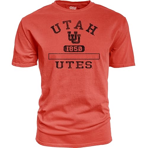 Camiseta NCAA Blue 84 de hilado en anillos con acabados premium unisex
