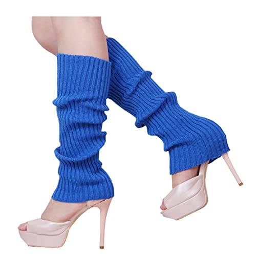 Image of Warm Woolen Socks For Women Solid Leg Covers Socks For Autumn And Winter Knitting